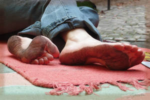 Beatnik soles close up