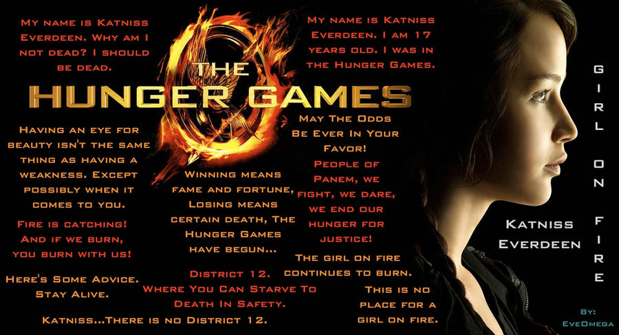 The Hunger Games Quotes By Eveomega On Deviantart Phrase De Hunger Games