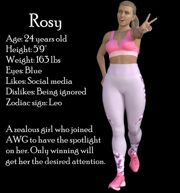 Rosy profile card