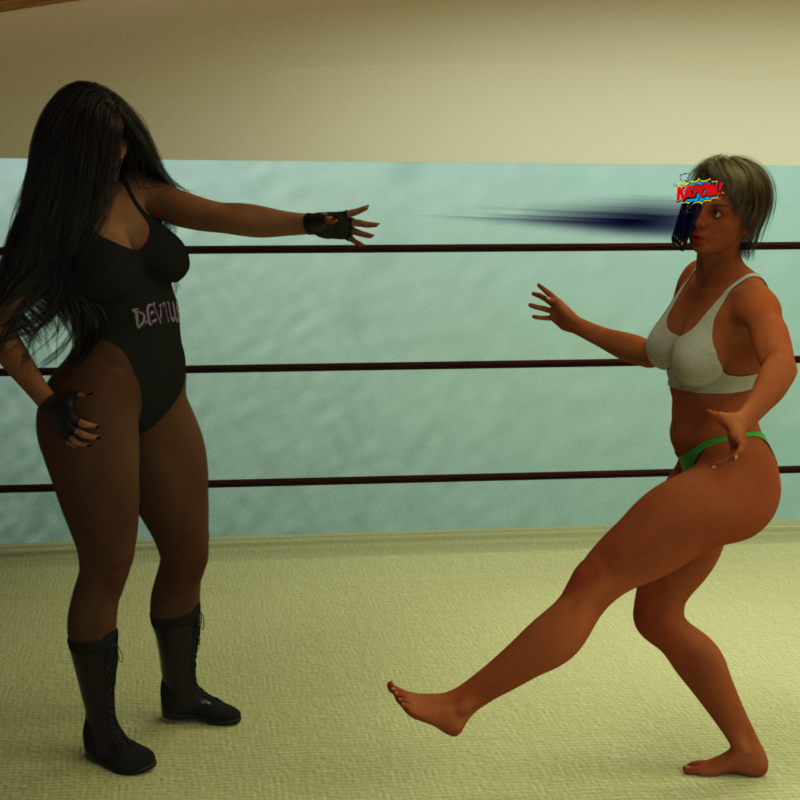 The Queen has good aim