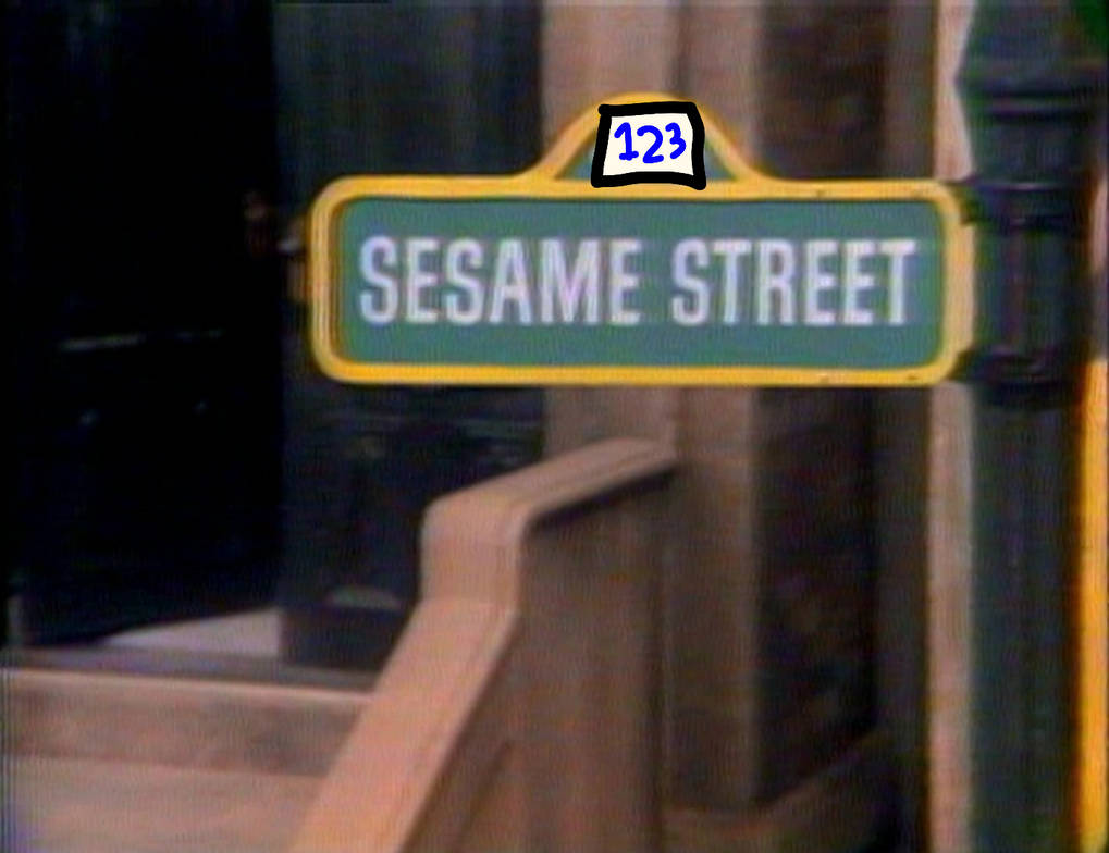 The CTW Sesame Street sign, but a bit different by CherryMintArts on ...