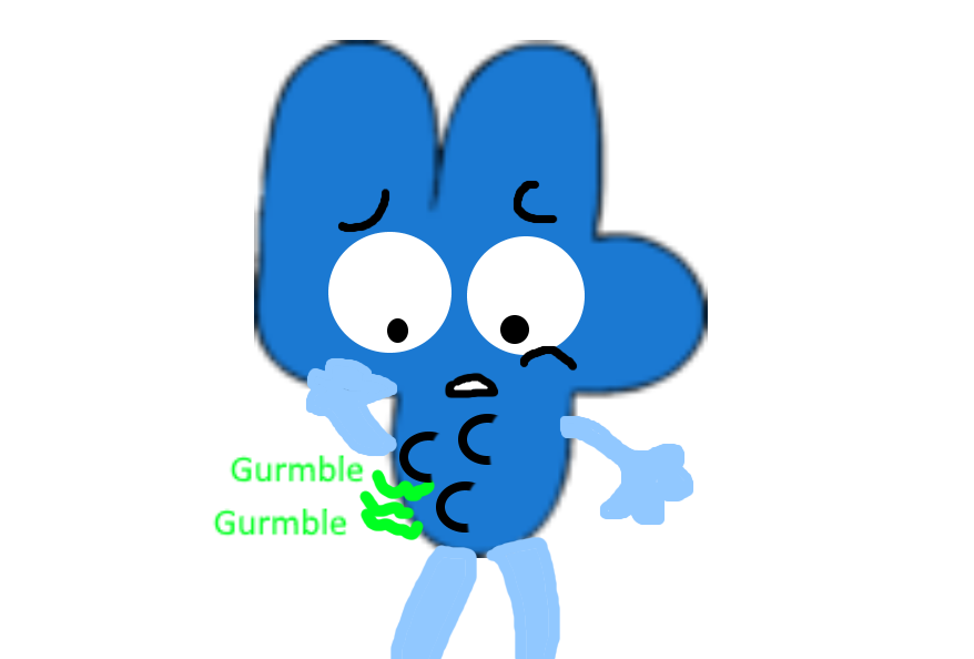 Bfdi Rattle Body Battle For BFDI Four Tummy Growl by zemelo2003 on DeviantArt