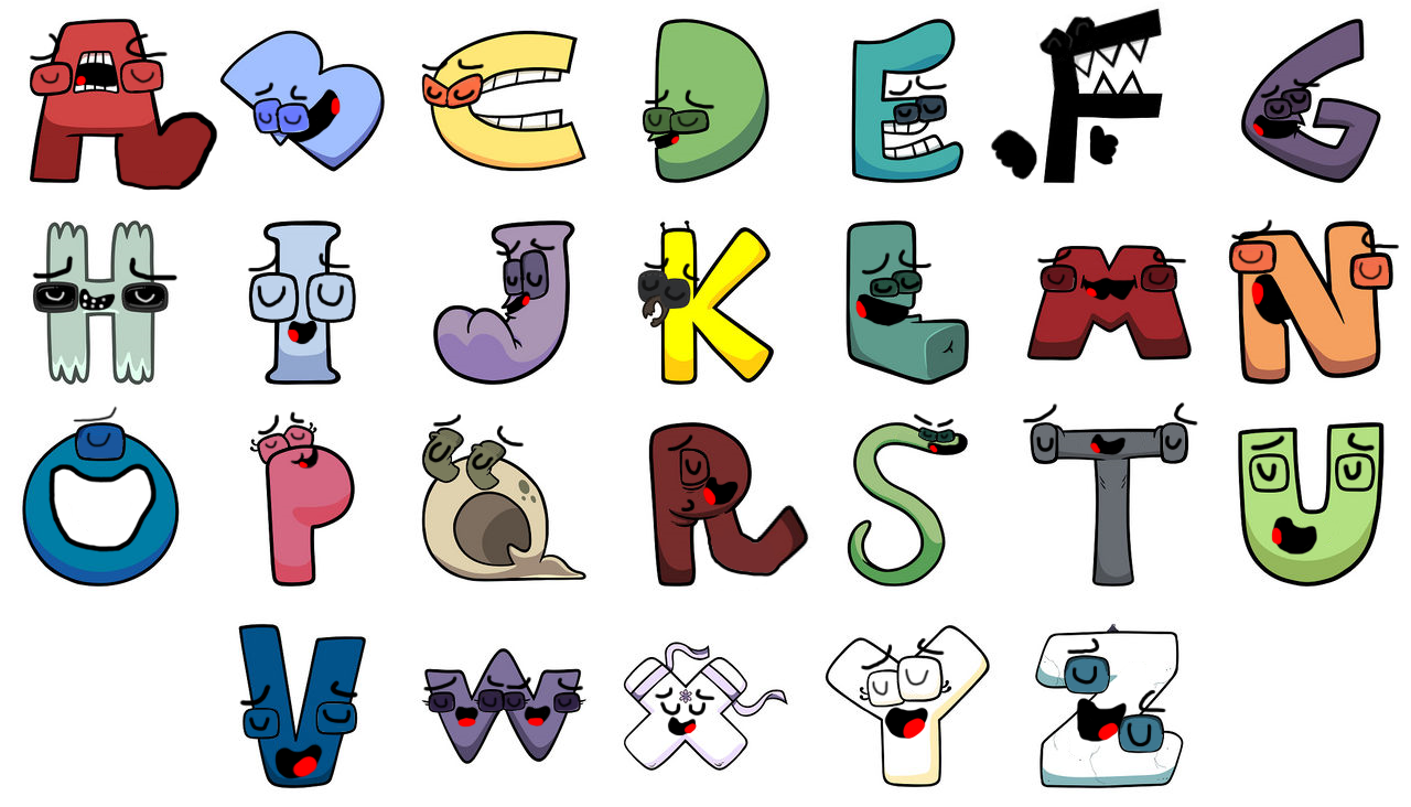 alphabet lore vs  kids by isart15 on DeviantArt