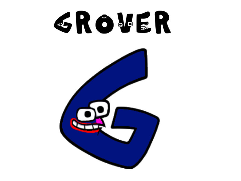 Grover But Alphabet Lore Style by zemelo2003 on DeviantArt