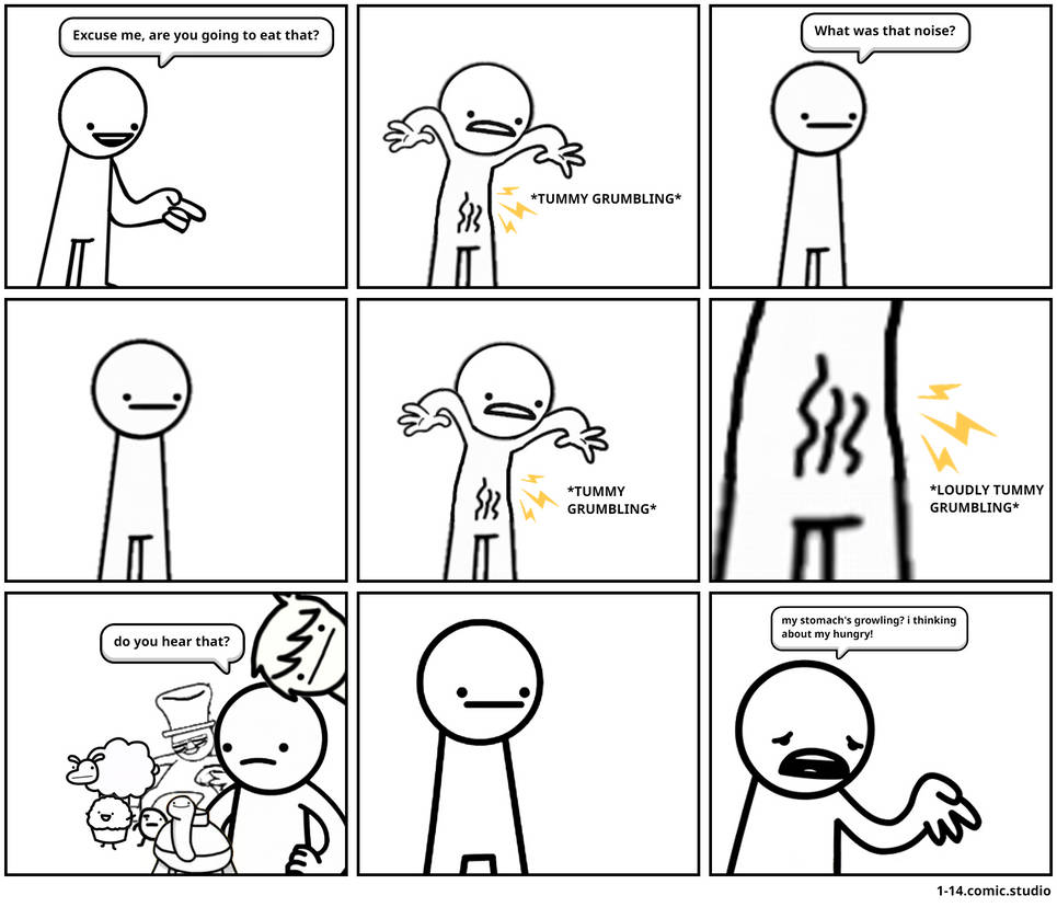 Flopped Asdfguy ASDFGuy Stomach Growls Comic Version (asdfmovie) by zemelo2003 on ...
