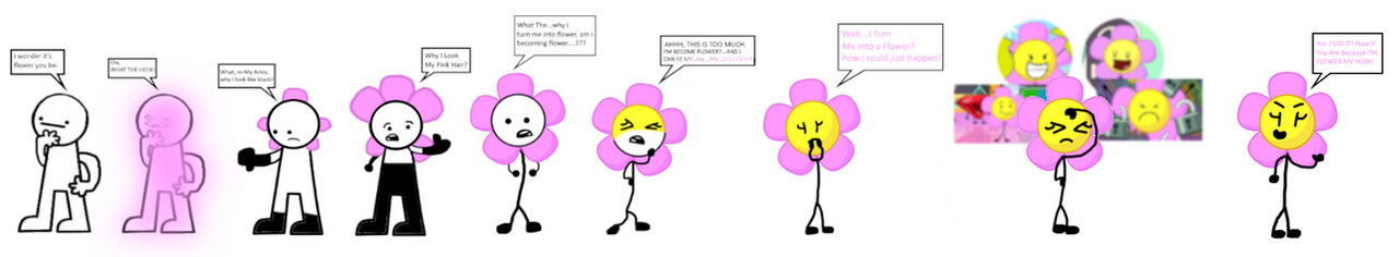 ASDFGuy to Flower (BFDI) TF TG MTF by zemelo2003 on DeviantArt
