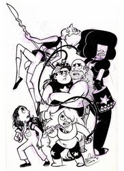 Inktober day 20 - Steven Universe