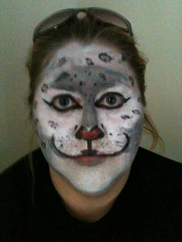 Snow Leopard Face Paint