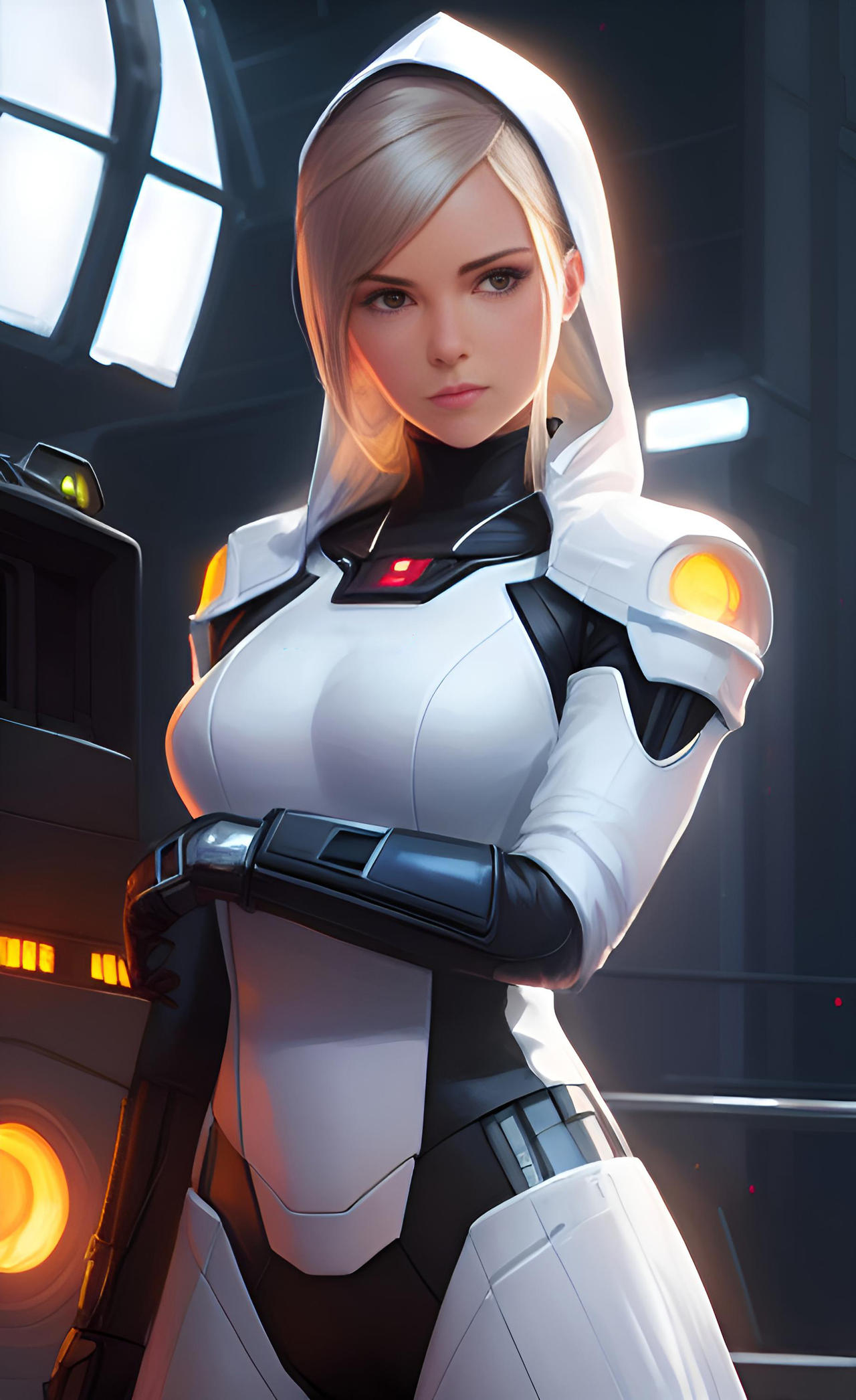 Goth Android Woman Feminine Android by arisinsta1 on DeviantArt