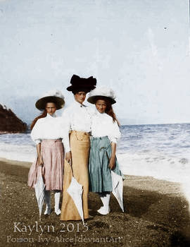 Beach Stroll With Mama