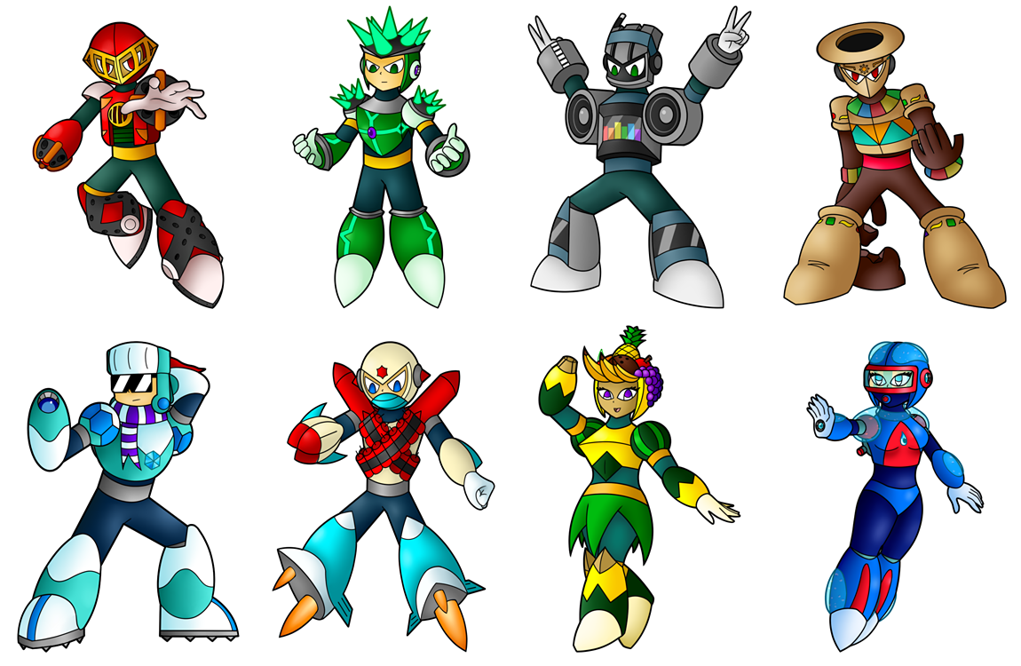 Robot Masters Set 1 By Snowmanex711 On Deviantart Robot Masters Set 1 By Snowmanex711 On Deviantart