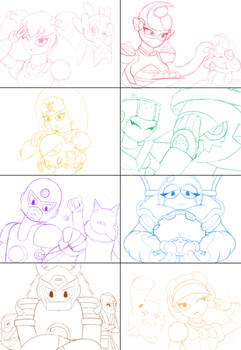 Robot Masters and Their Favorite Pokemon