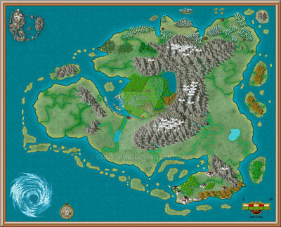 Mapbook Deviantart Map for Fantasy book by GhostPhil on DeviantArt