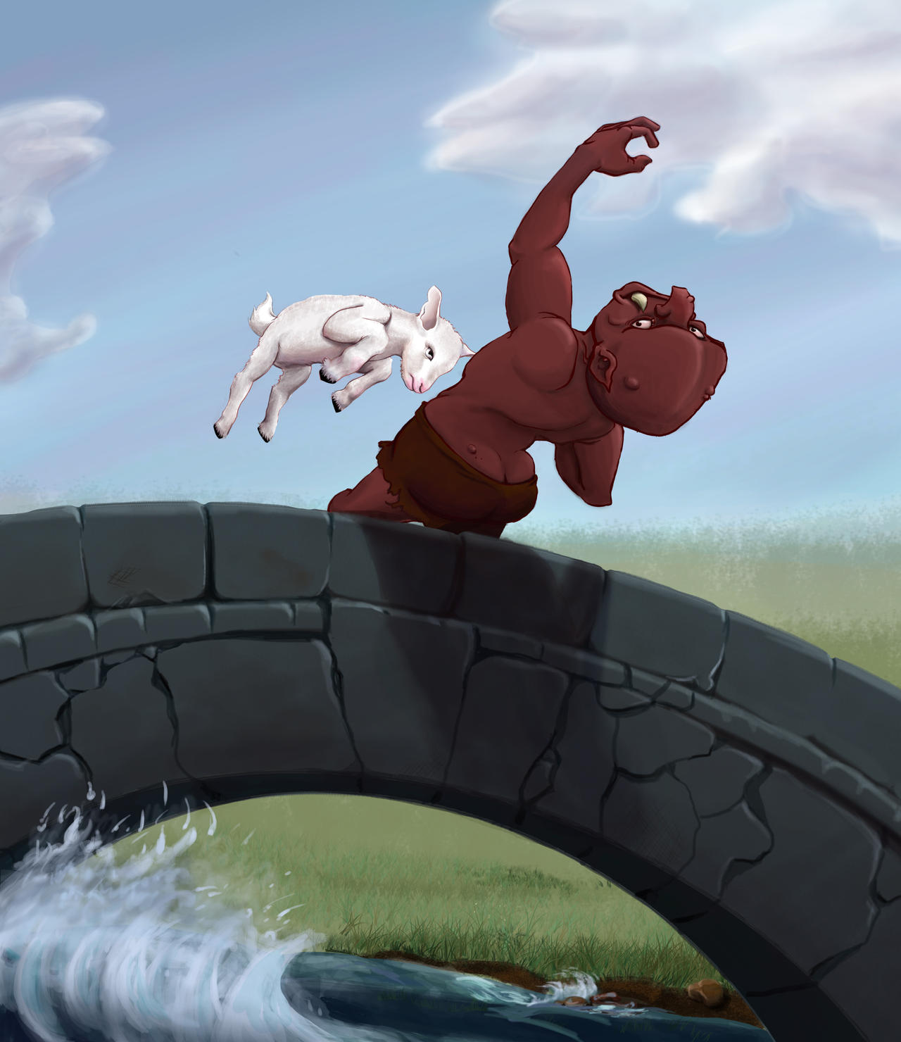 Ruff Goat Little Goat Gruff by PlanetSeasoning on DeviantArt