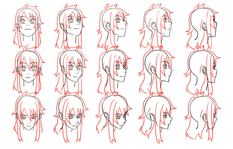 head angles by Flipfloppery on DeviantArt