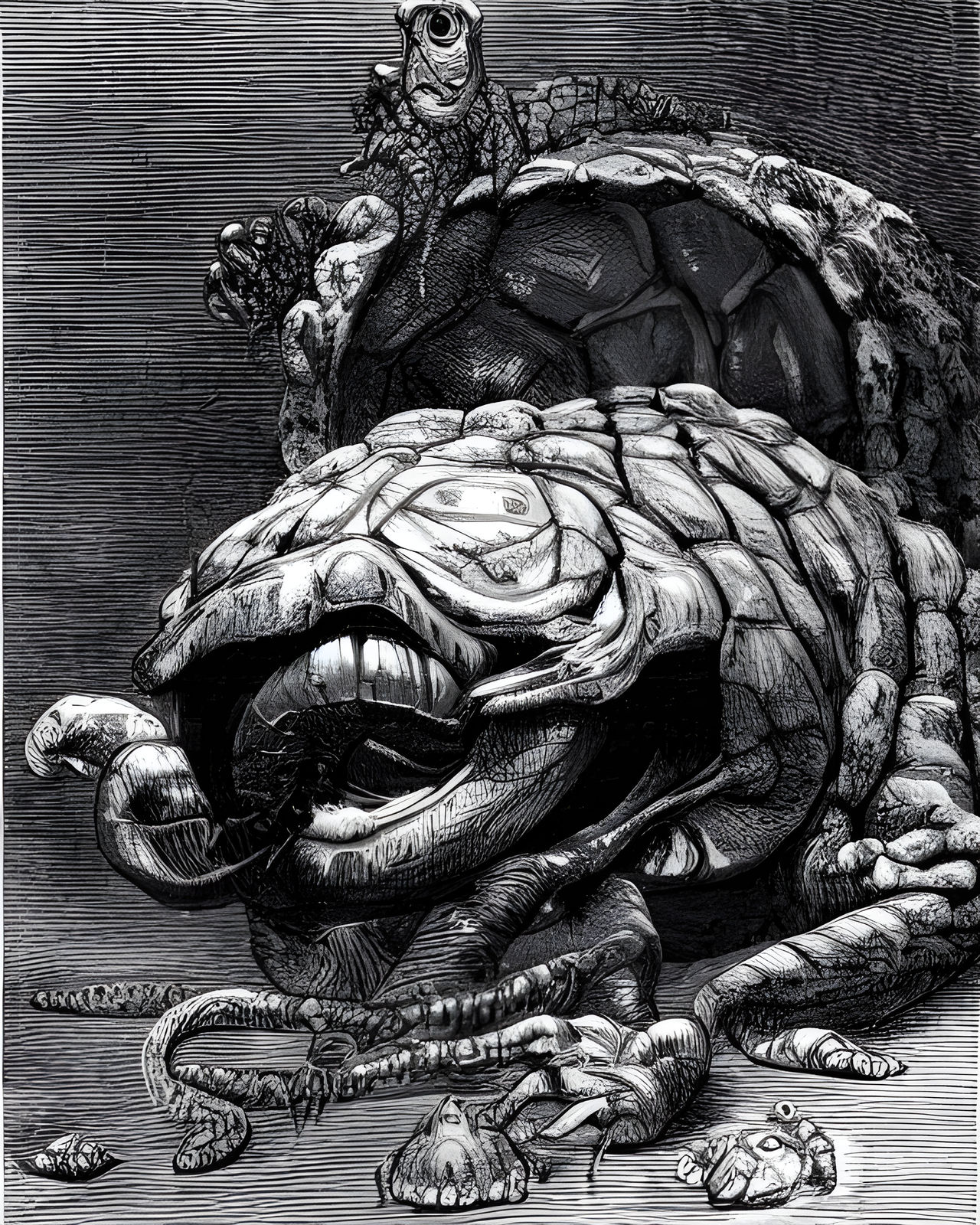 Fictional Tortoise The Tortoise monster Legend part 15 by e-jock on DeviantArt