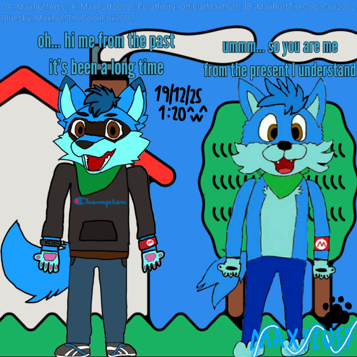 Maxflaw Old Maxfluff Meets Modern Maxfluff by MaxfluffArts on DeviantArt
