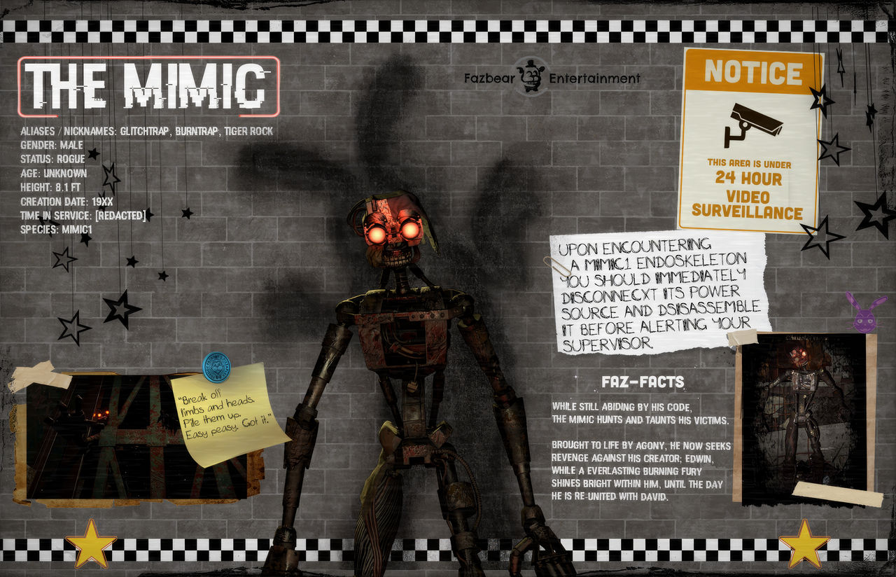 The Mimic - Fazbear Files Description (FNaF) by MarvinC03TLK on DeviantArt