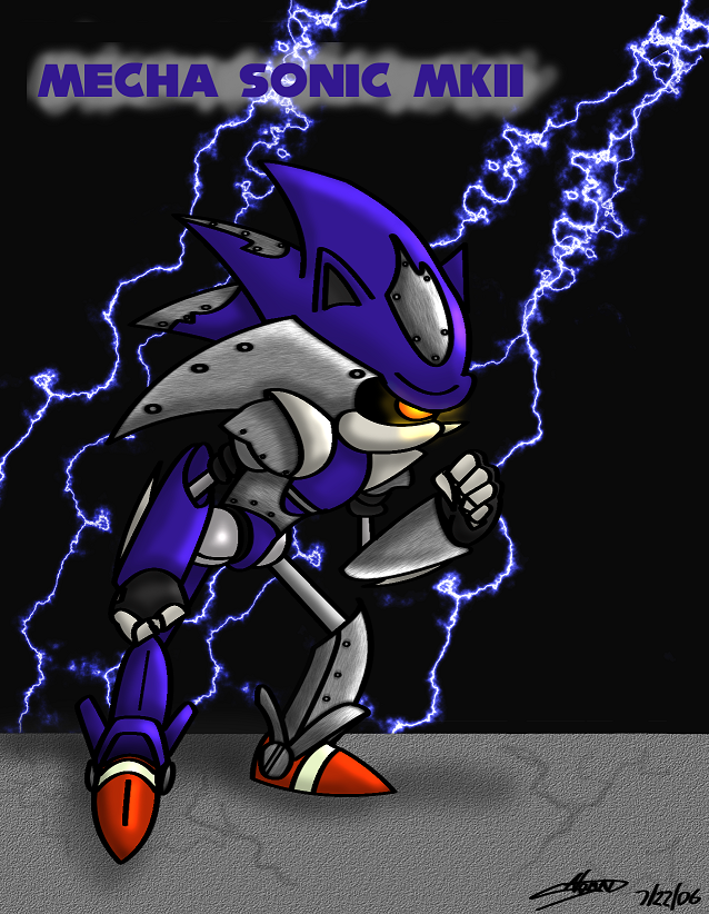 Scrapnik Mecha Sonic MK1 (Silver Sonic) by Not-Here-All-Night on DeviantArt