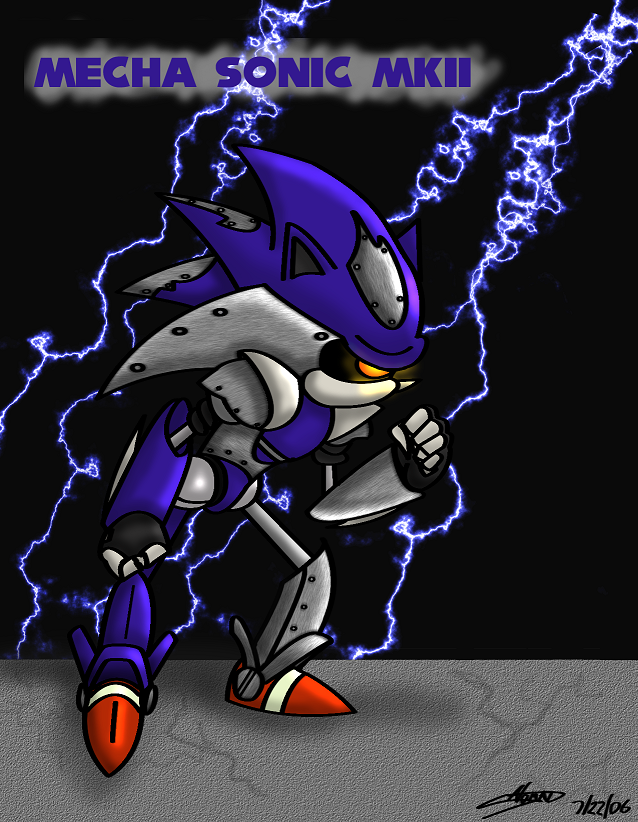 Mecha sonic mk2 by Jackavi64 on DeviantArt