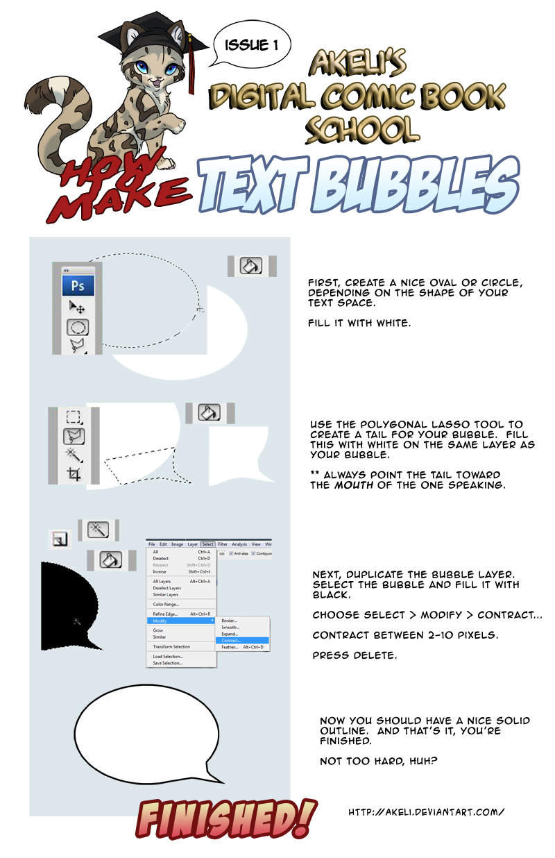 Comic Tutorial - Text Bubbles