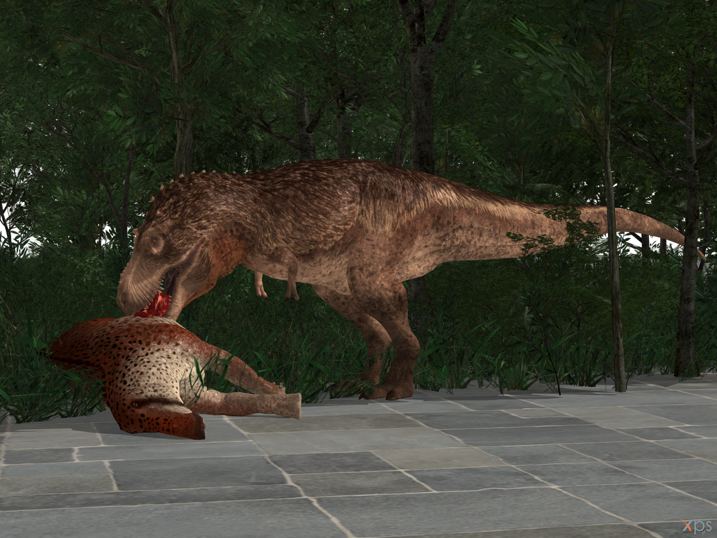 MP: NG T. rex eating Edmontosaurus 2 by Templar-Dragonknight on DeviantArt