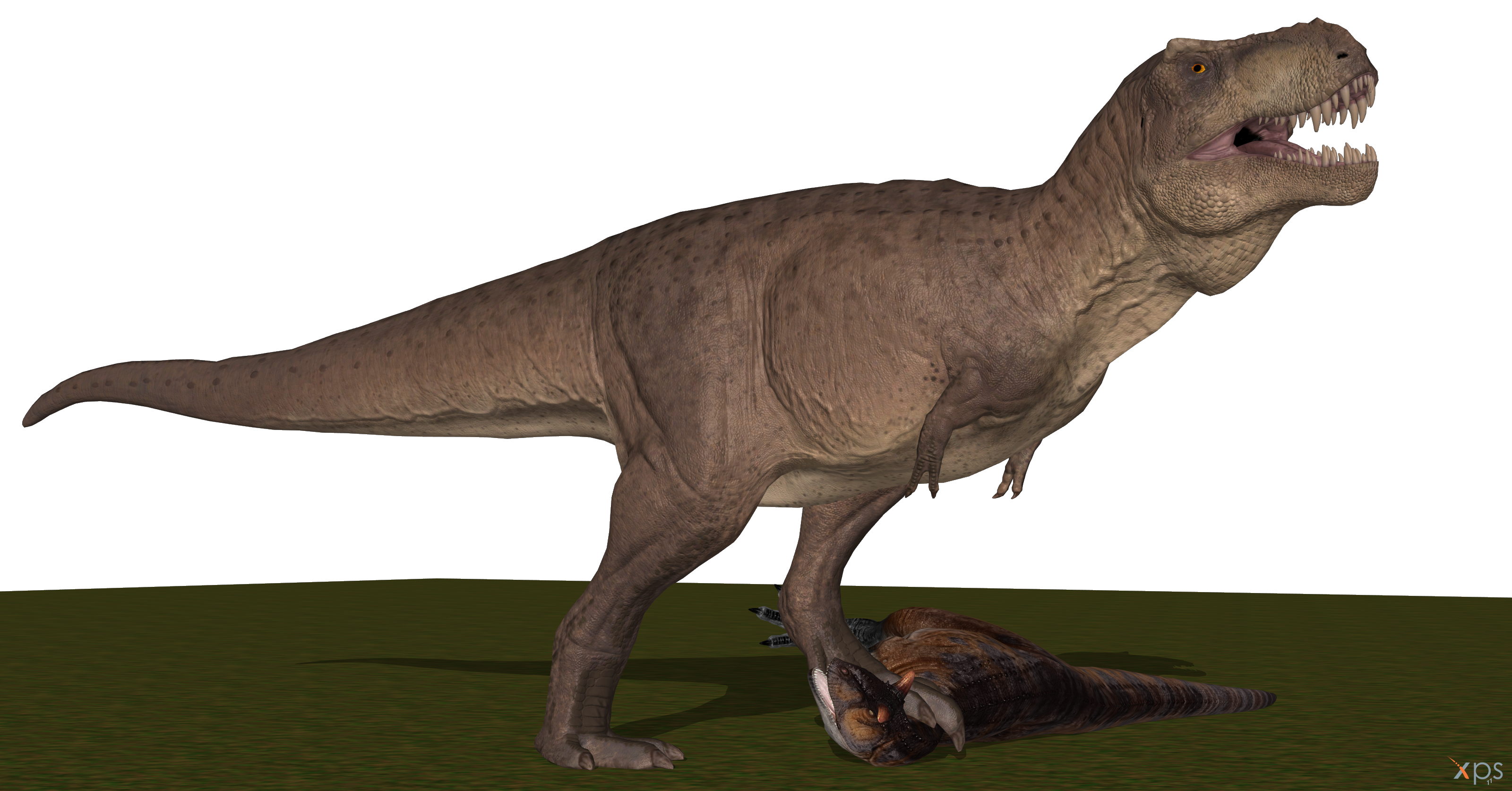 Xps Accurate Jw T Rex Vs Carnotaurus 2 By Dovahsaurpaleoknight On Deviantart