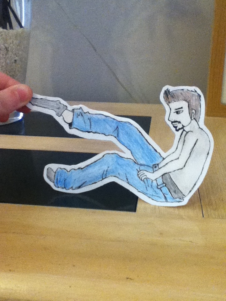 Tony Stark Paper Child