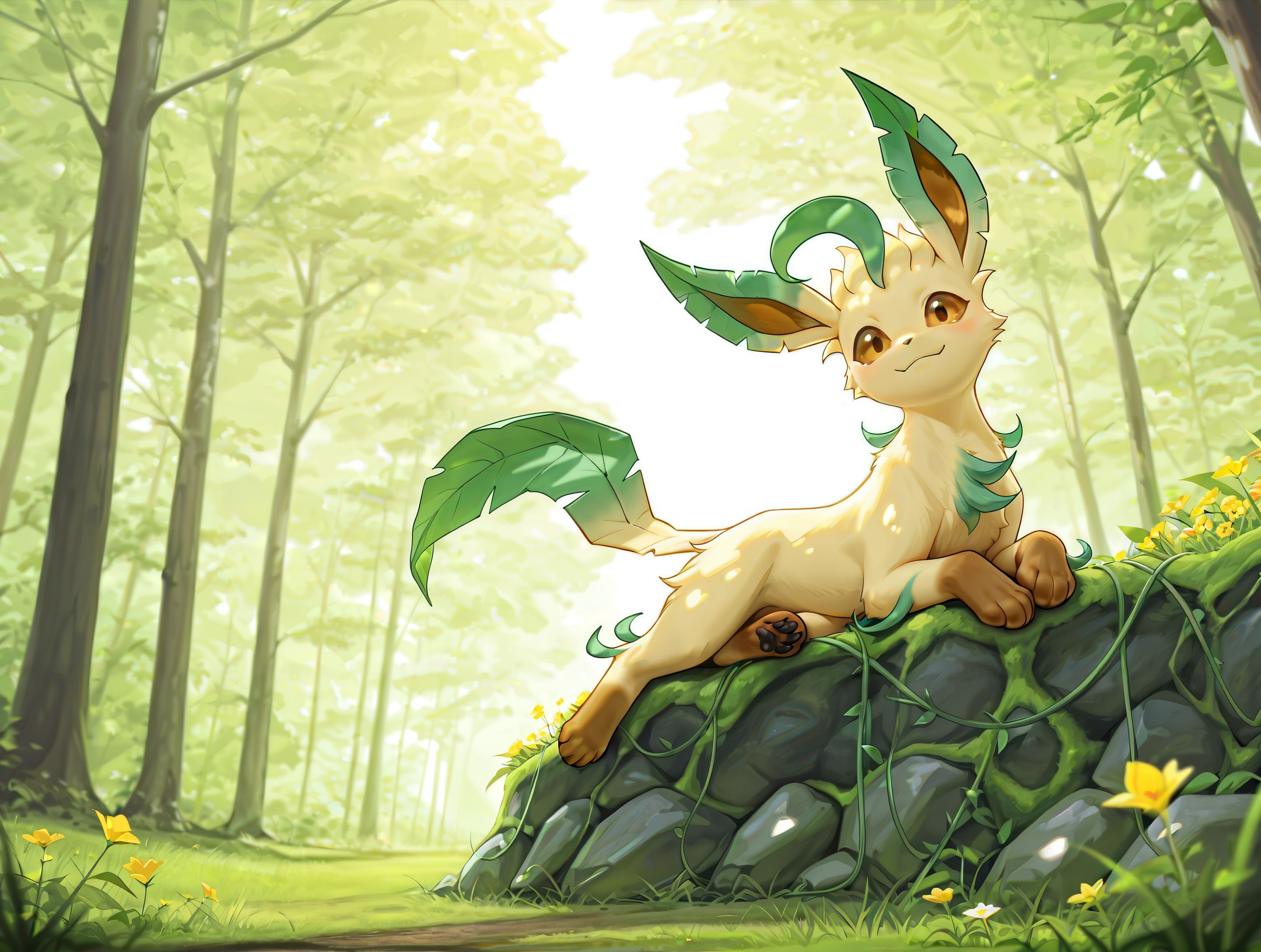 Leafia Leafeon by Samael-AI on DeviantArt