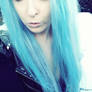 scene girl bibi barbaric blue hair style