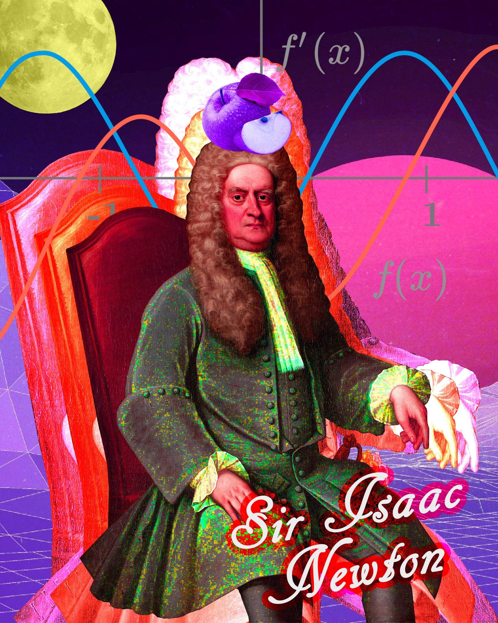 Isaac Newton, Father of Calculus by PetalFluff on DeviantArt