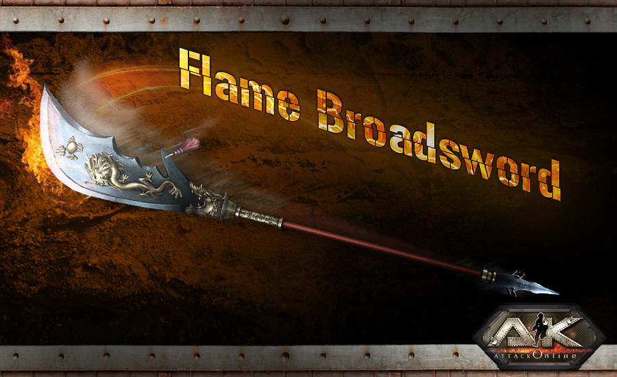 Flame Broad Sword