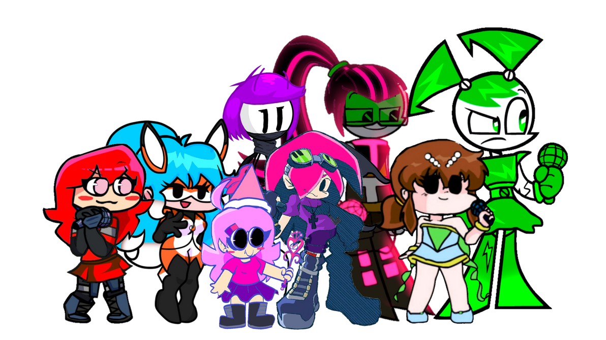 FNF Girl Power Heroes by SukiXJ-8 on DeviantArt