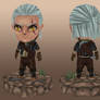 Chibi Geralt Render Comp