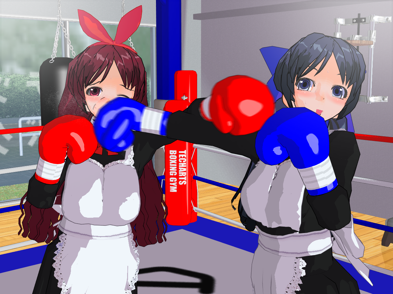 Bed Boxing Deviantart Boxing Maids by granbl on DeviantArt
