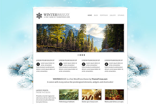 A Free WordPress Theme