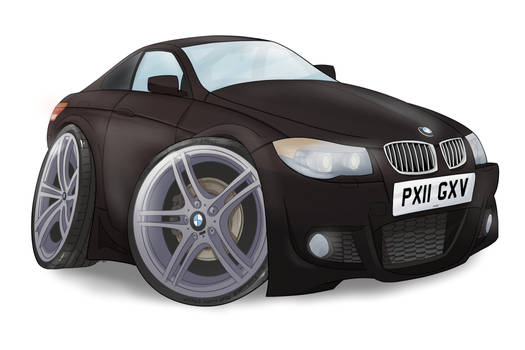 'Ruby Black' BMW E92