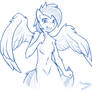 Anthro Rainbow Dash