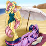 TwiShy at the Beach