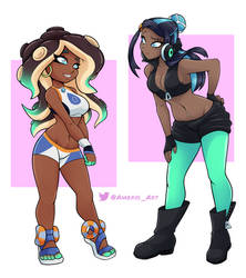 Commission: Marina/Nessa Outfit Swap