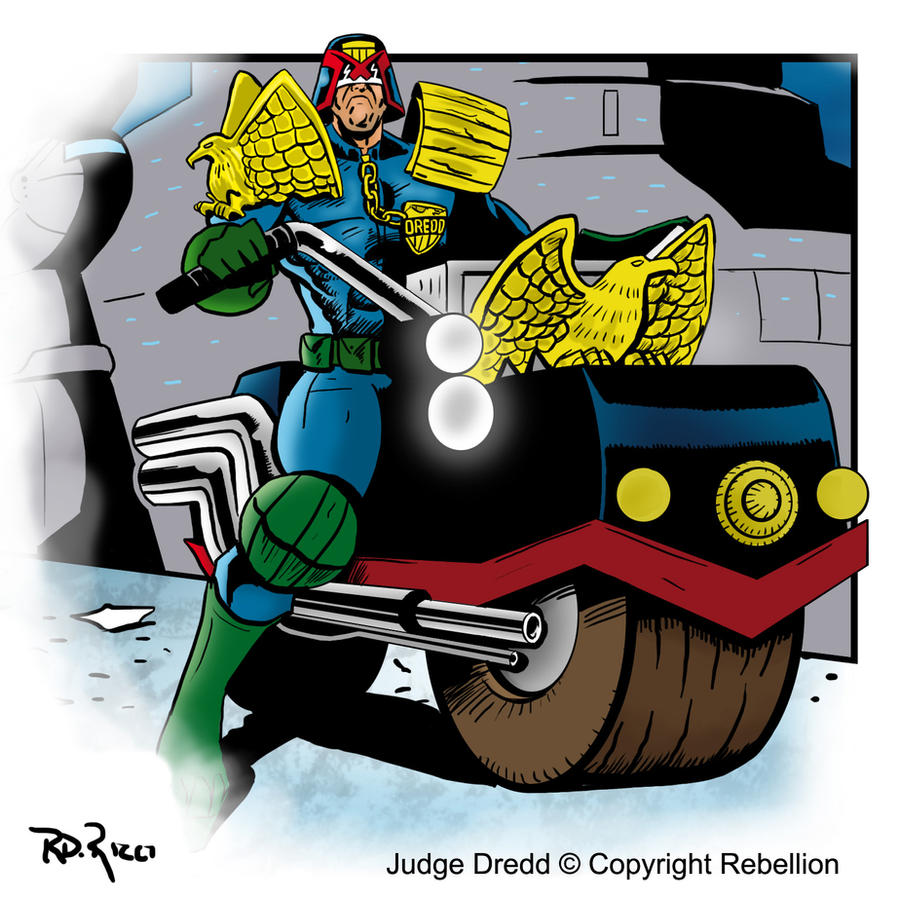 Test Judge Dredd color