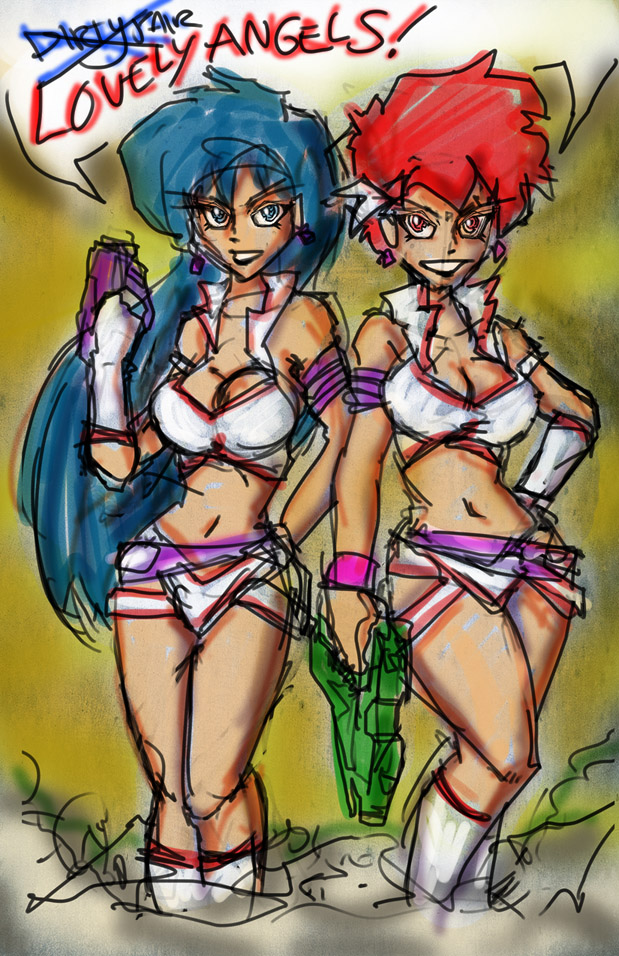 DIRTY PAIR LOVELY ANGELS WIP