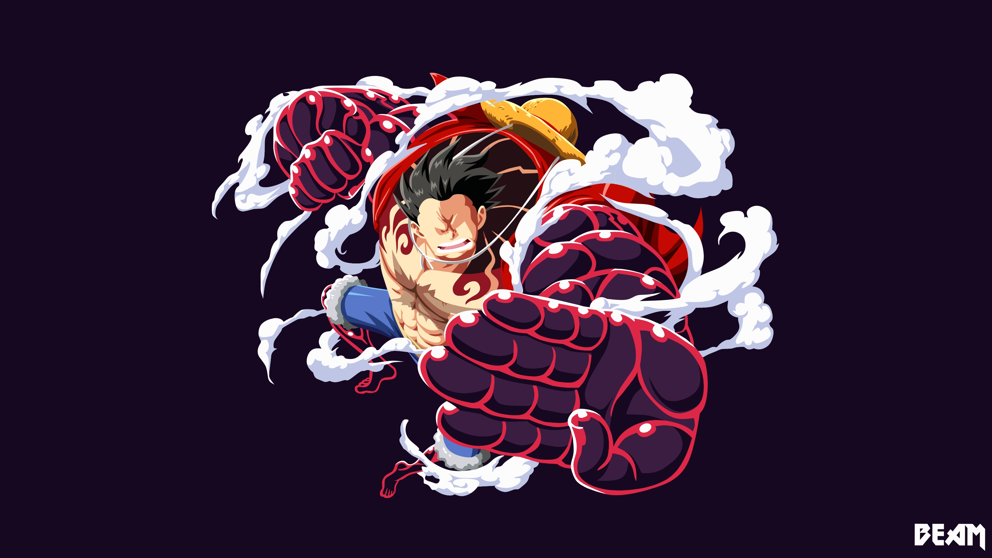 Monkey D. Luffy Gear 4 Bound Man by bodskih on DeviantArt