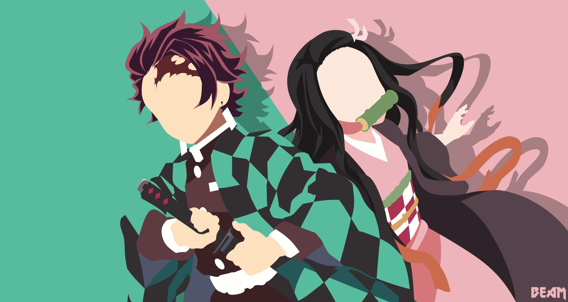 Demon Slayer - Tanjiro and Nezuko by NadiaCoelho on DeviantArt