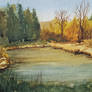 Forest Pond (watercolour)