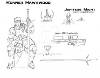 Konner Hawkwood Character sheet