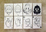 Undertale Cards Set - Aces and Twos by TawnySoup