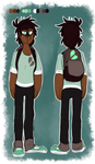 Riley (Outfit) Model Sheet - Chapter 2 by TawnySoup