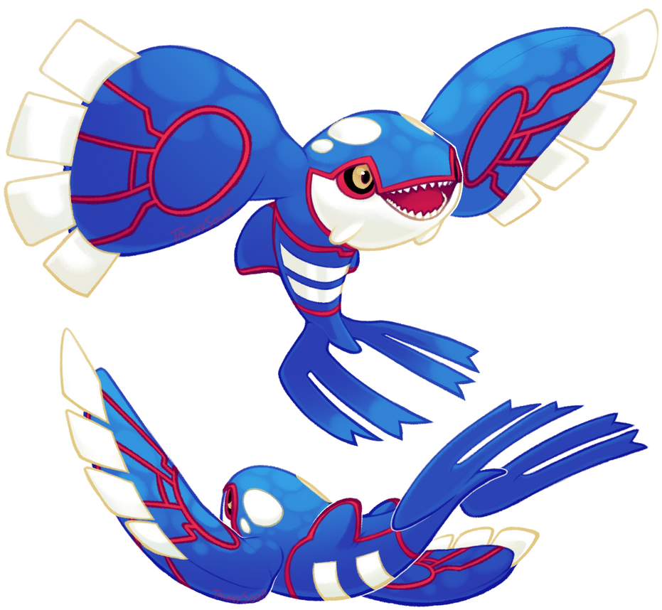 Kyogre by TawnySoup on DeviantArt