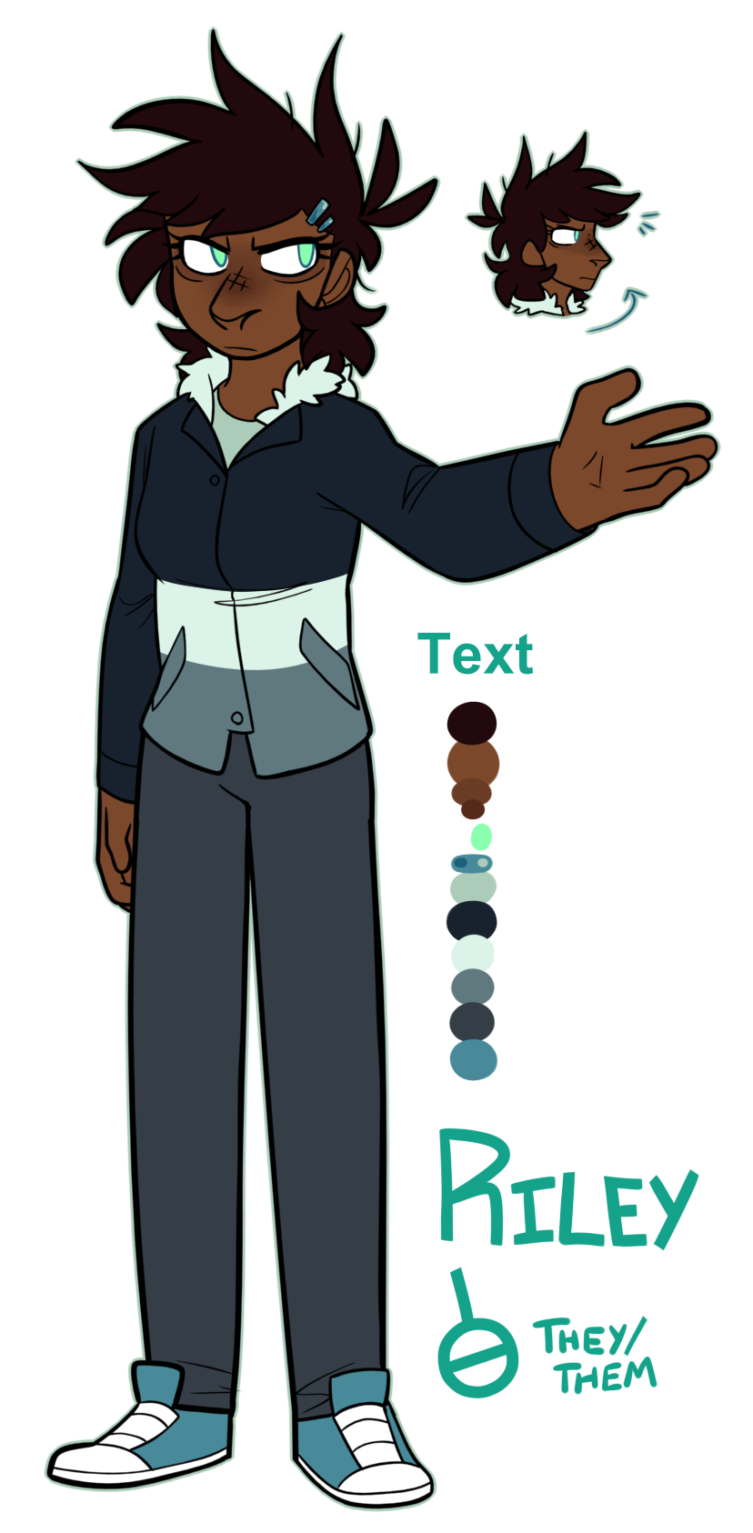 Riley Ch4 Ref Sheet (no.1) by TawnySoup on DeviantArt